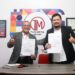 CEO Tugu Media Group, Irham Thoriq, dan Branch Manager BTN Malang, Surasta, saat tandatangan kerja sama.