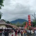 Suasana kawasan pariwisata Pesarean Gunung Kawi.