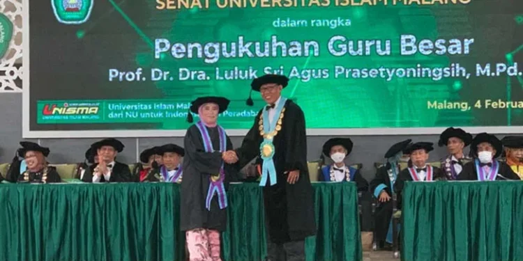 Pengukuhan guru besar UNISMA
