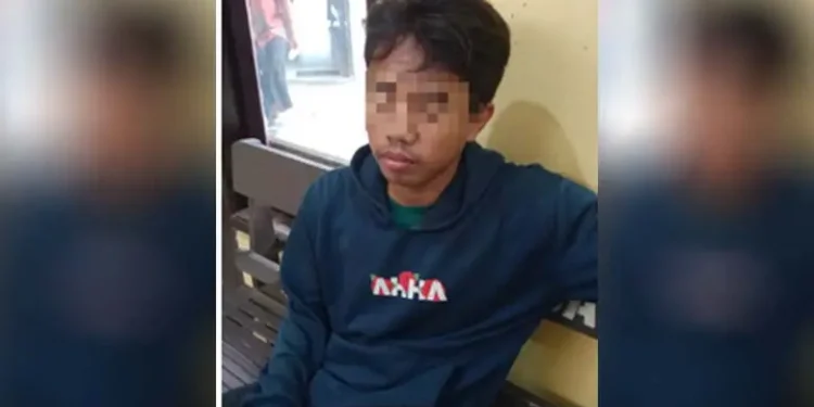 Terduga Maling Kota Amal di masjid