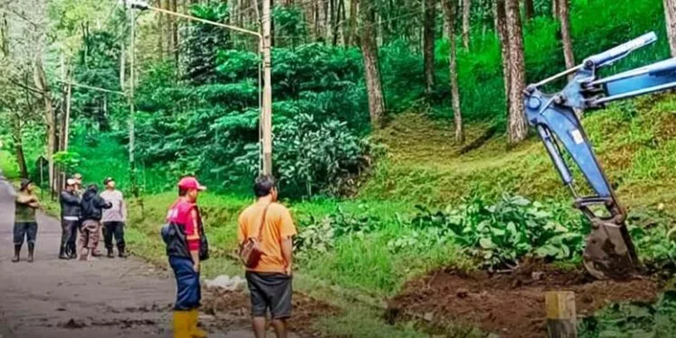 jalur alternatif dipasang pengaman