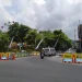 Ilustrasi pengaturan lalu lintas di sekitar Alun-Alun Kota Batu untuk mengantisipasi penumpukan kendaraan.