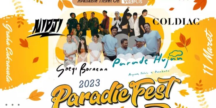 Poster acara Paradicfest 2023. Foto/dok. for TM