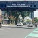 Spanduk '2024 Golput' yang terbentang di Jalan Jenderal Basuki Rachmat, Kota Malang.
