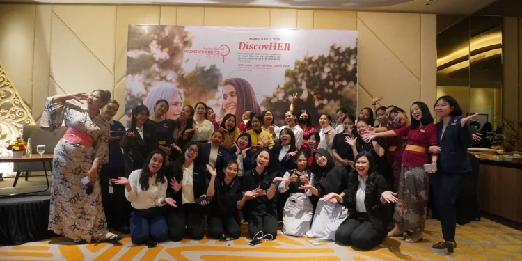 Keseruan acara yang digelar oleh Grand Mercure Malang Mirama dalam memperingati International Women's Right Day