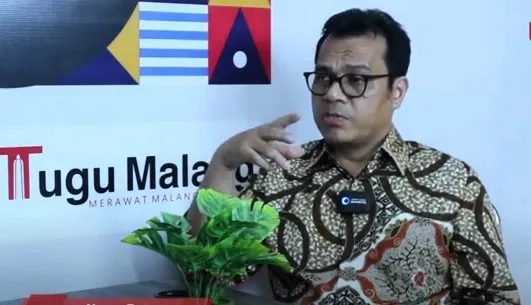 Nezar Patria, saat menjadi pembicara di podcast Tugu Inspirasi.
