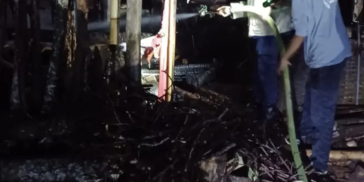 Kandang Sapi Terbakar