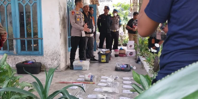 POlisi pastikan rumah kasembon tempat pembuatan petasan