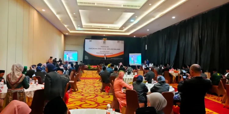 Acara yudisium Pascasarjana IAI Al Qolam Malang.