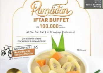 Promo menu spesial Ramadhan dari Hotel Whiz Prime Basuki Rahmat Malang.