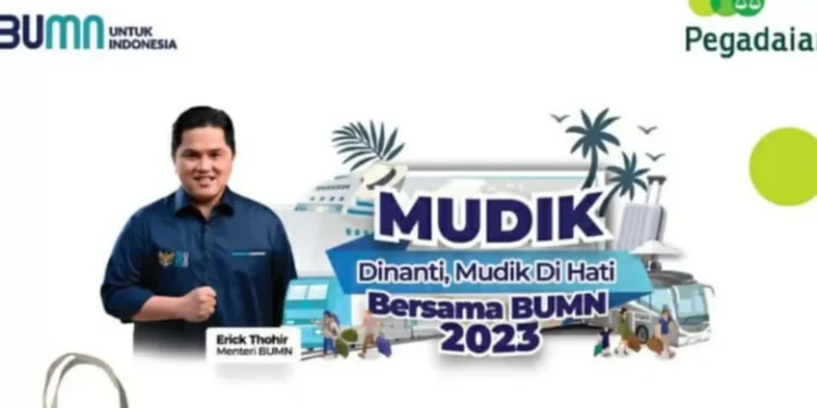 Mudik gratis bersama PT Pegadaian.