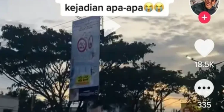 Tangkapan layar unggahan korban lewat Tiktok.