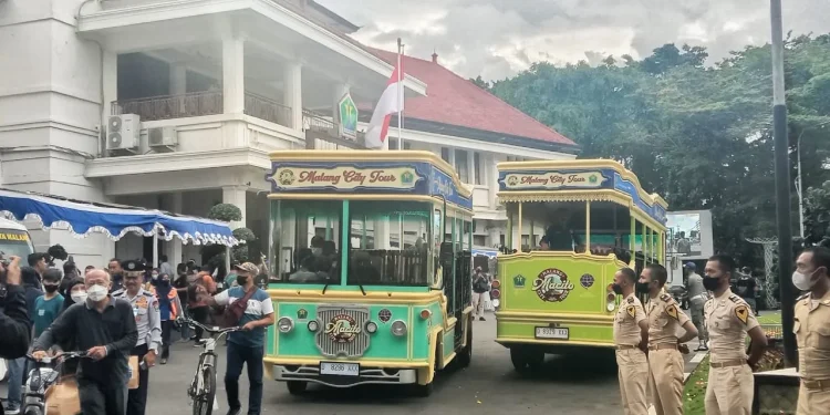 Bus Macito, fasilitas penunjang pariwisata gratis di Kota Malang.