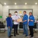 Ketua DPC Partai Demokrat Kota Batu, Hendra Angga Sonata, bersama jajaran DPC di Malang Raya menyerahkan surat perlindungan hukum meminta MA menolak gugatan Moeldoko atas KLB, Selasa (4/4/2023).