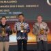 Dari kiri ke kanan: Plt Direktur RSUD Kanjuruhan dr Bobi Prabowo, Sekda Kabupaten Malang Wahyu Hidayat, Kepala Dinas Kesehatan Kabupaten drg Wiyanto Wijoyo usai menerima penghargaan TOP BUMD Awards.