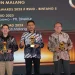 Dari kiri ke kanan: Plt Direktur RSUD Kanjuruhan dr Bobi Prabowo, Sekda Kabupaten Malang Wahyu Hidayat, Kepala Dinas Kesehatan Kabupaten drg Wiyanto Wijoyo usai menerima penghargaan TOP BUMD Awards.