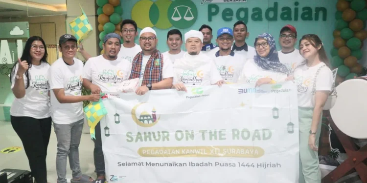 Kegiatan gebyar Ramadan PT Pegadaian Kanwil XII Surabaya.