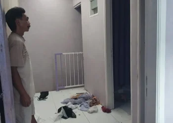 Kondisi rumah pelaku arisan bodong di Kota Malang.