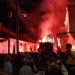 Tradisi patrol sahur terakhir di malam 29 bulan suci ramadan di Kebalen Kotalama, Kota Malang, Jawa Timur.