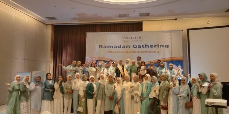 Kegiatan Ramadan Gathering Akbar Wardah di Kota Malang. (
