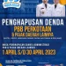 Poster program penghapusan denda administrasi PBB dan Pajak daerah lainnya.