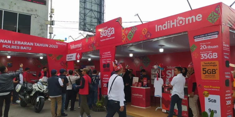 Posko Siaga telkomsel dan Polres Batu
