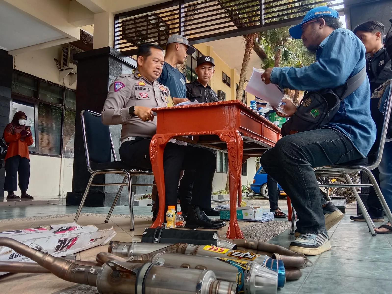kendaraan knalpot bronk