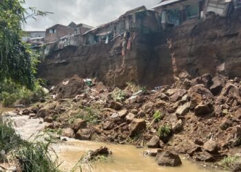 Lokasi bencana tanah longsor di Kota Malang