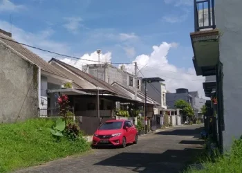 Suasana perumahan Permata Kencana Saxofon, Lowokwaru, Kota Malang.