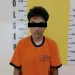 SW (40) tersangka curat di Wajak, usai diamankan polisi.