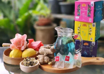 Produk teh herbal Timtim Natural.