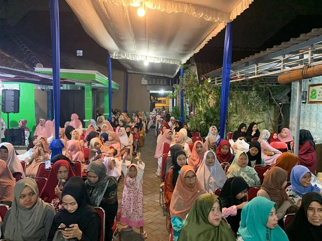 Ribuan orang menghadiri Haul KH Achmad Dahlan, Sanan, Purwantoro, Blimbing, Kota Malang.