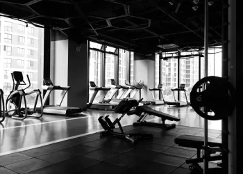 Ilustrasi lokasi gym.