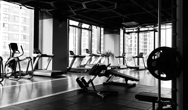 Ilustrasi lokasi gym.