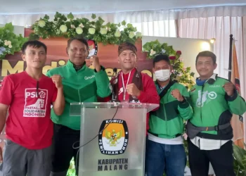 DPD PSI Kabupaten Malang usung bacaleg dari kalangan driver ojol.