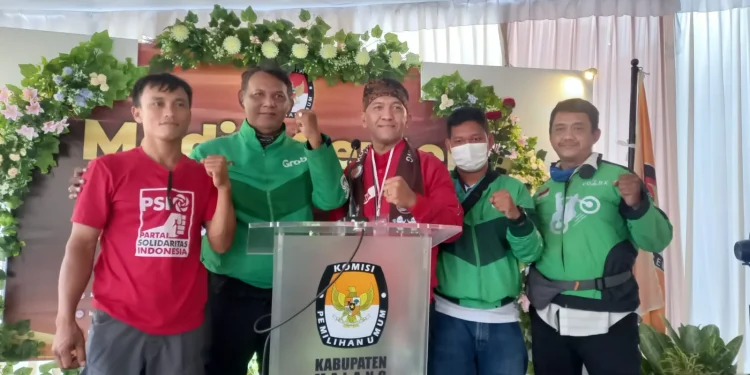 DPD PSI Kabupaten Malang usung bacaleg dari kalangan driver ojol.