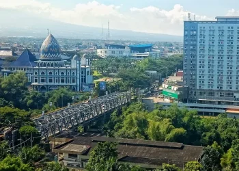 Jembatan Soekarno-Hatta (Suhat) Kota Malang yang kerap dijadikan tempat melancarkan aksi bunuh diri.