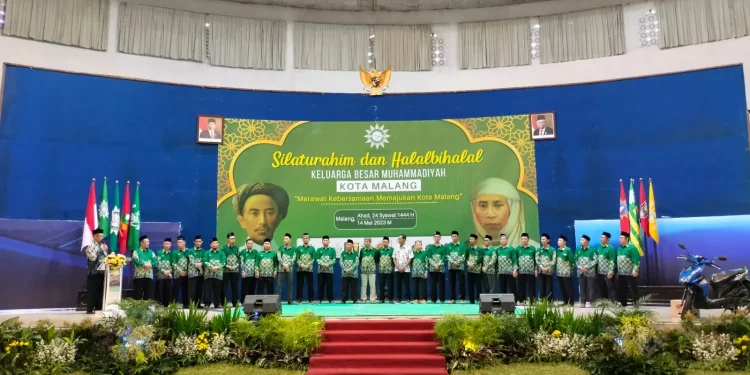 Acara halalbihalal Muhammadiyah Kota Malang di Dome UMM.