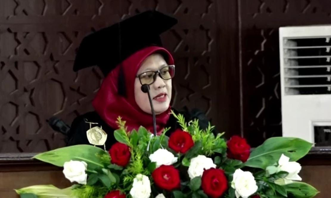 Laporan oleh Wakil Rektor 1 UIN Maulana Malik Ibrahim Malang, Prof. Dr. Umi Sumbulah, M.Ag. (13/5/2023).