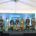 Peringatan Hari Susu Sedunia diperingati dengan tabuhan drum oleh para tamu undangan.