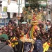 Pawai Tumpeng dalam Malang Creativa 2 di Kota Malang.