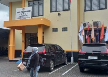 Kantor KPU Kabupaten Malang.