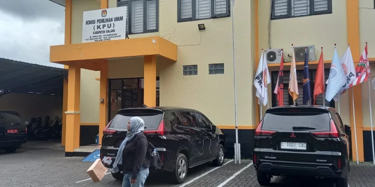 Kantor KPU Kabupaten Malang.