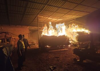 Kebakaran terjadi di pabrik pengolahan kayu di Lawang