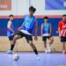 Punggawa baru Unggul FC menjalani sesi latihan jelang putaran kedua Pro Futsal League 2023.