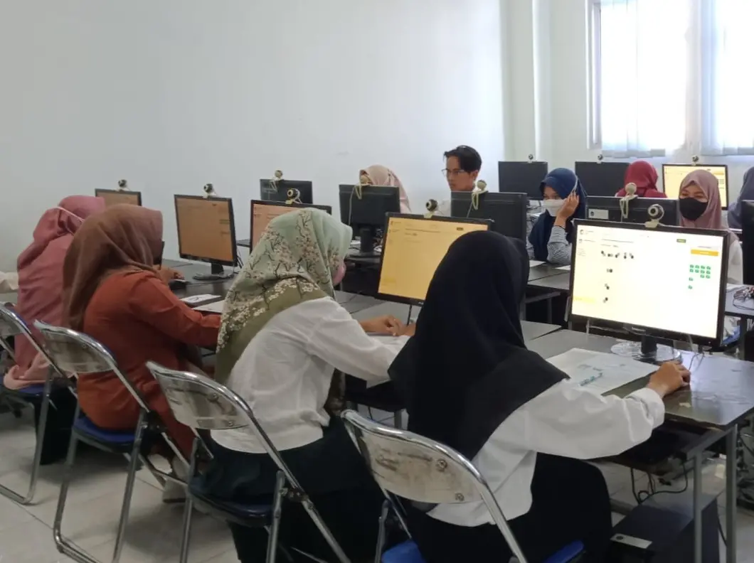 Pelaksanaan seleksi UM PTKIN di UIN Maulana Malik Ibrahim Malang.