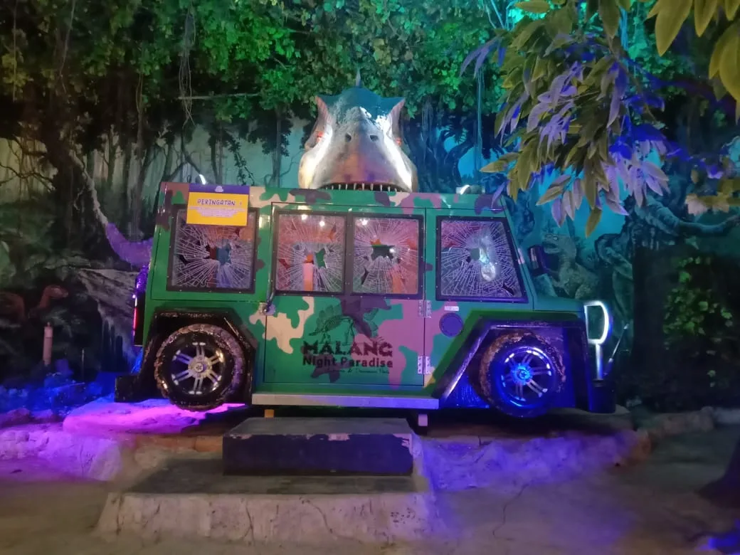 Wahana yang ada di Malang Night Paradise.