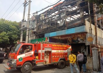 kebakaran Malang plaza kerugian pedagang capai miliaran rupiah