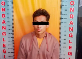 Tersangka dibekuk polisi