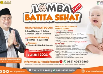 lomba balita sehat RSU Wajak Husada, upaya cegah stunting